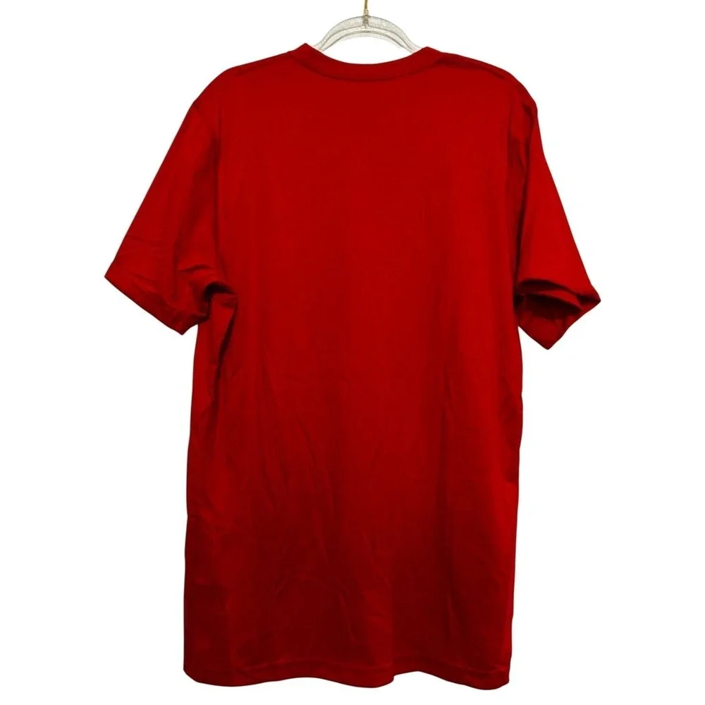 Nike Mens Dri-Fit T-Shirt Short Sleeve Red Medium Performance Tee